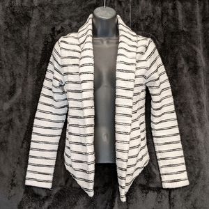 Lou & Grey High Low Cotton Blazer